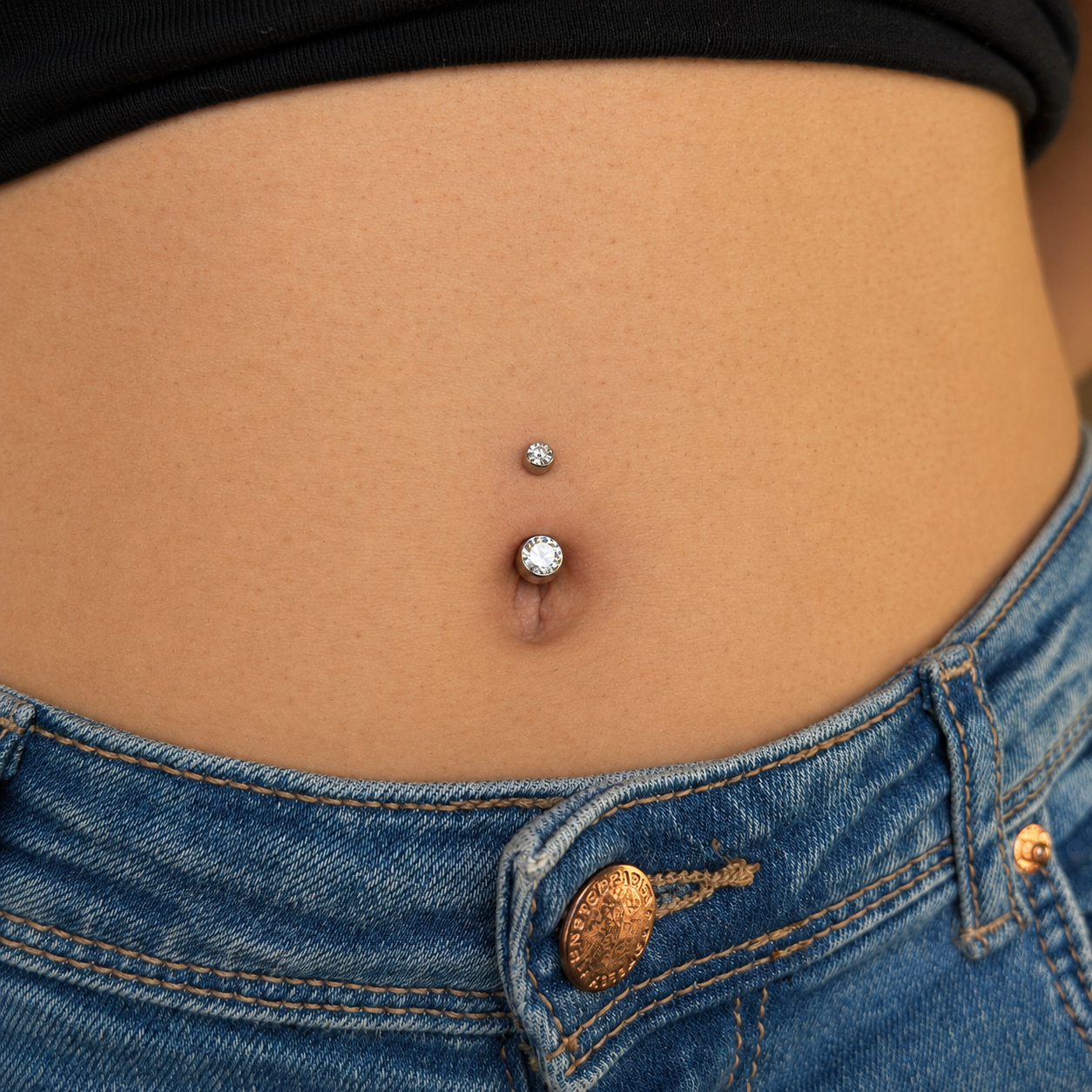 CLARUS gioiello per piercing in titanio F136 con filettatura interna