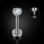 LUMEN gioiello per piercing in titanio F136 con filettatura interna