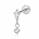 LYSEN gioiello per piercing in titanio F136 con filettatura interna