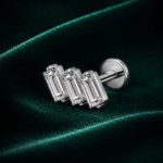 KAELIS gioiello per piercing in titanio F136 con filettatura interna