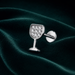 VINELLE gioiello per piercing in titanio F136 con filettatura interna