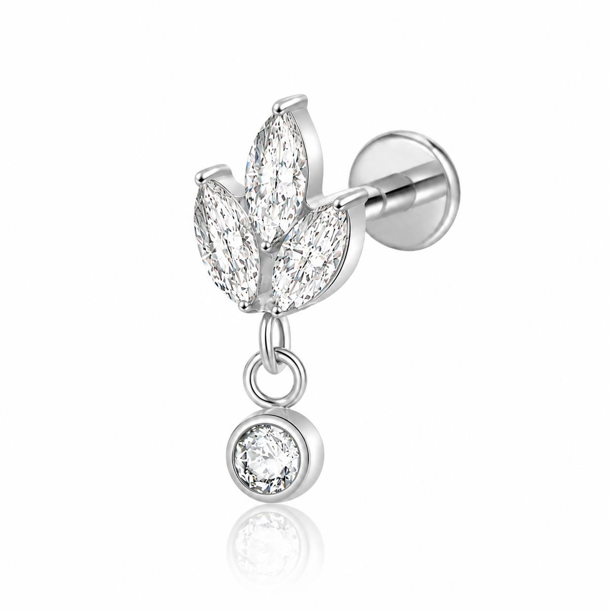 ARDEN gioiello per piercing in titanio F136 con filettatura interna