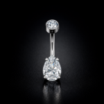 LYSIA gioiello per piercing in titanio F136 con filettatura interna