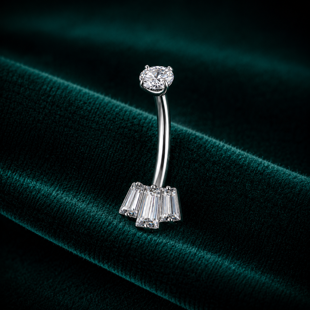 RADIANT gioiello per piercing in titanio F136 con filettatura interna