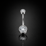 CLARUS gioiello per piercing in titanio F136 con filettatura interna